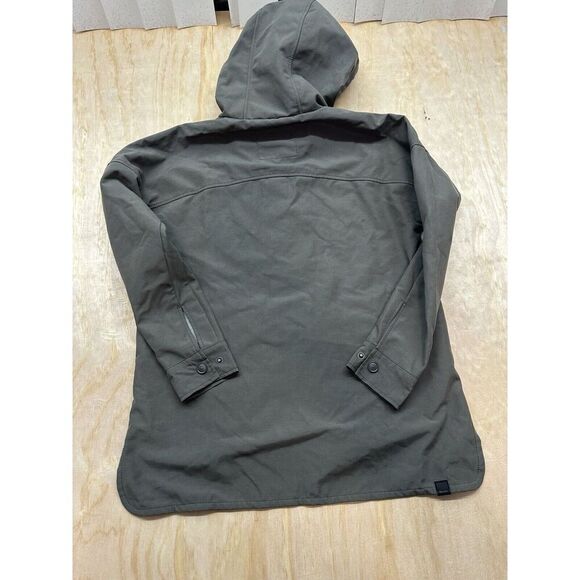 BENCH UK Outdoor Jacket Army Green Chore Coat Sz S Hooded NEW! Long Zanism Barn - Picture 4 of 6